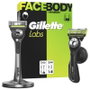 Gillette Pack de 2 Cuchillas de Afeitar GilletteLabs FaceBody + Intimate